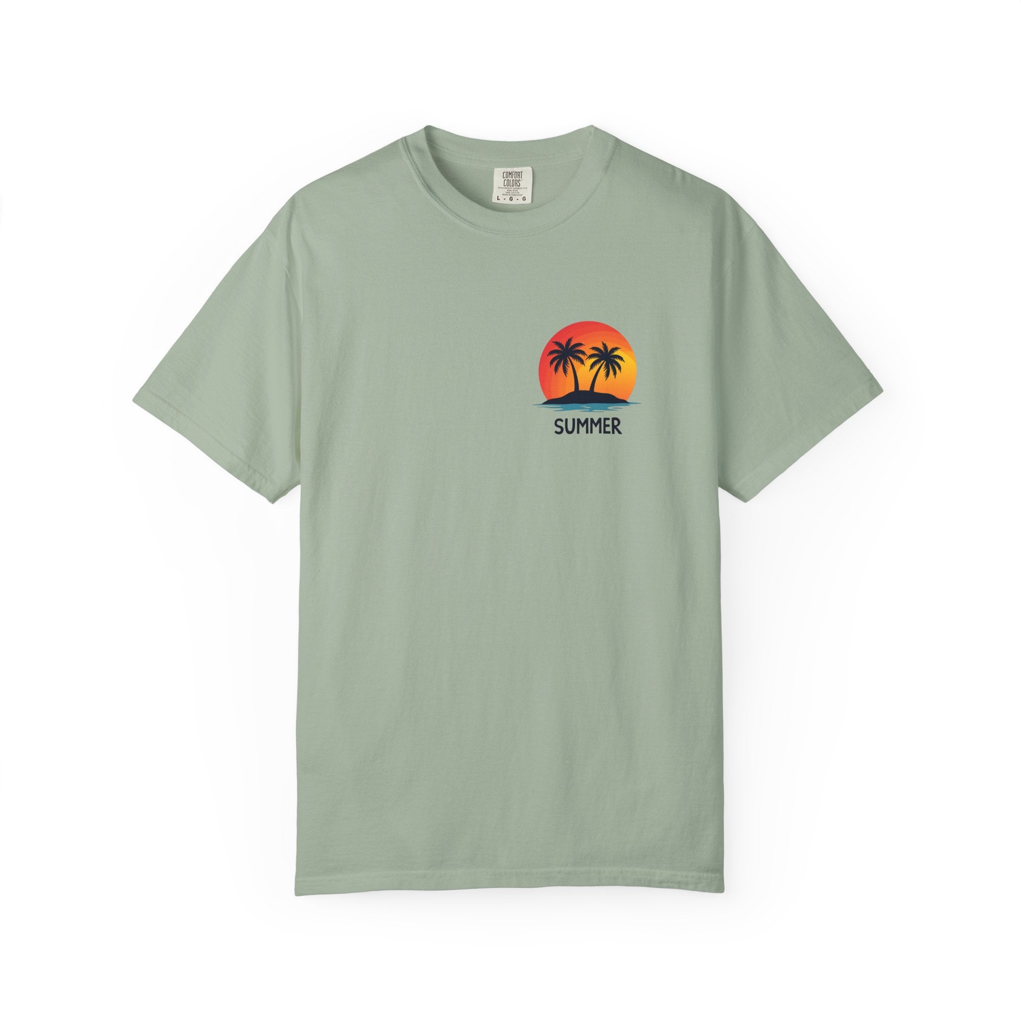 Summer Palm T-Shirt — Sunset Graphic Tee