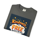 Kindness Is Free T-Shirt — 'Spread It All Over' Positive Graphic Tee
