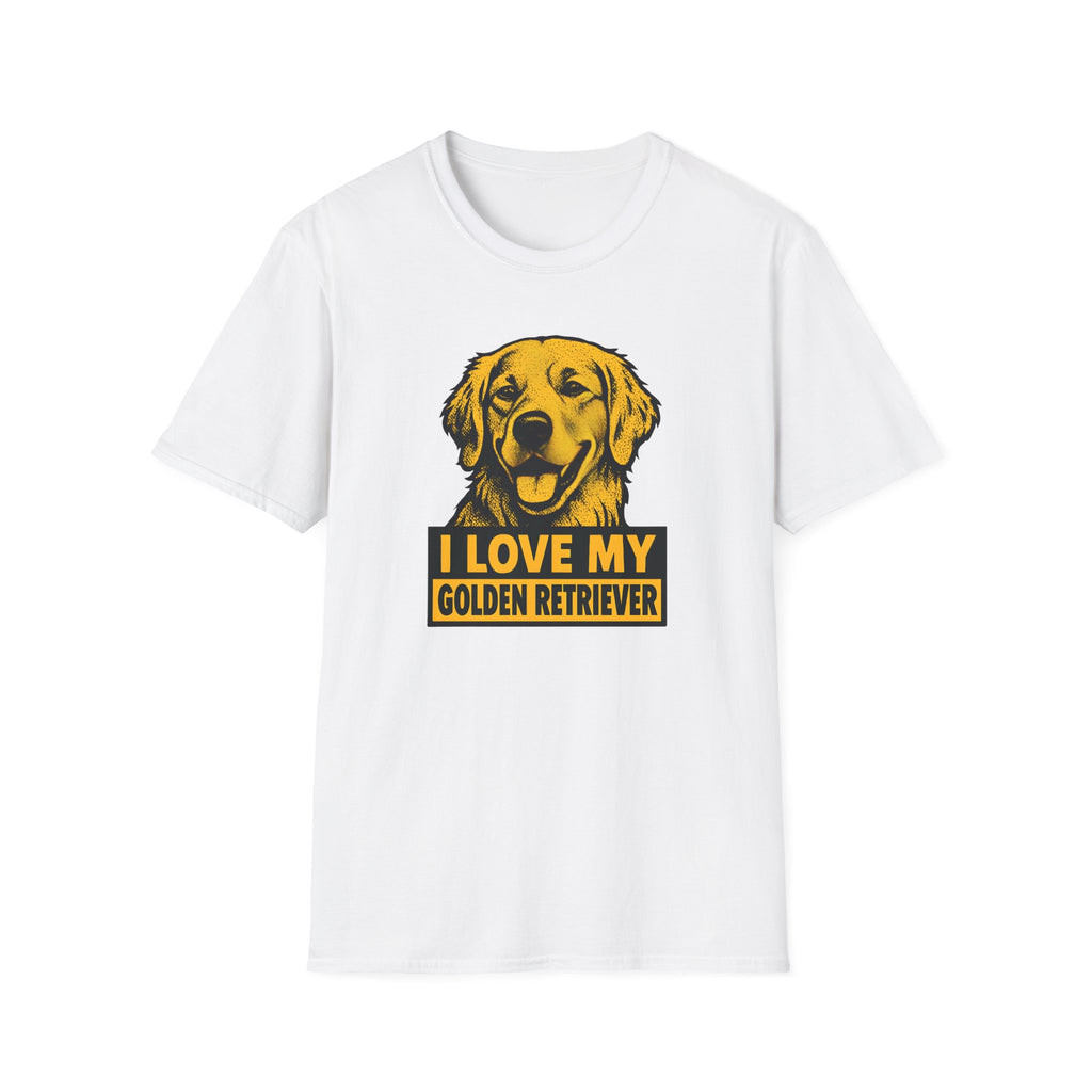 I Love My Golden Retriever T-Shirt — Cute Dog Lover Tee