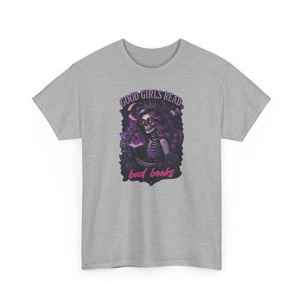 "Good Girls Read Bad Books" Gothic Book Lover T-Shirt