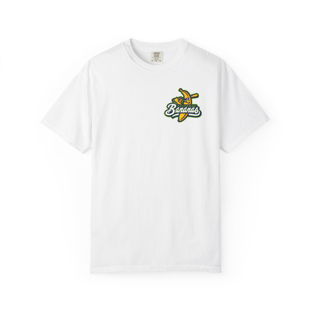Savannah Bananas Baseball T-Shirt — Retro Banana Mascot Tee