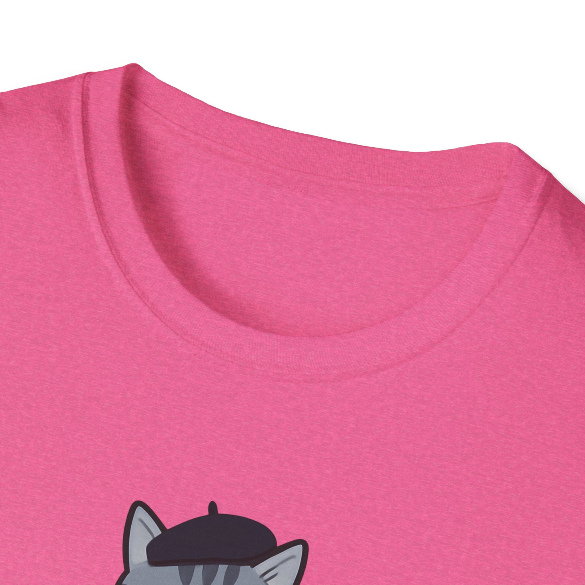 Artistic Catitude T-Shirt — Cute Gray Tabby Cat Graphic Tee