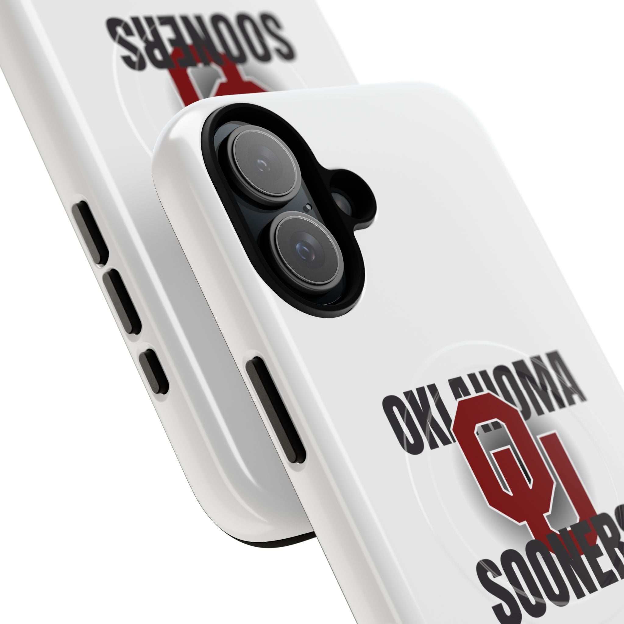Oklahoma Sooners Tough Magnetic Phone Case — Durable Magnetic Snap-On College iPhone Cover