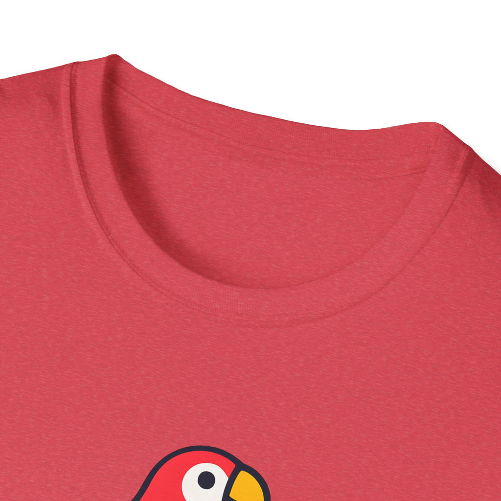 Winging It Parrot T-Shirt — Cute Skateboard Bird Graphic Tee