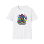 Unisex T-Shirt — 'Unleash Your Colors' Rainbow Chameleon Graphic Tee
