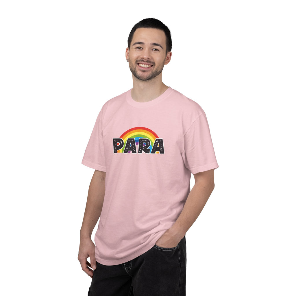 PARA Rainbow Graphic T-Shirt – Colorful Pride-Inspired Lettering