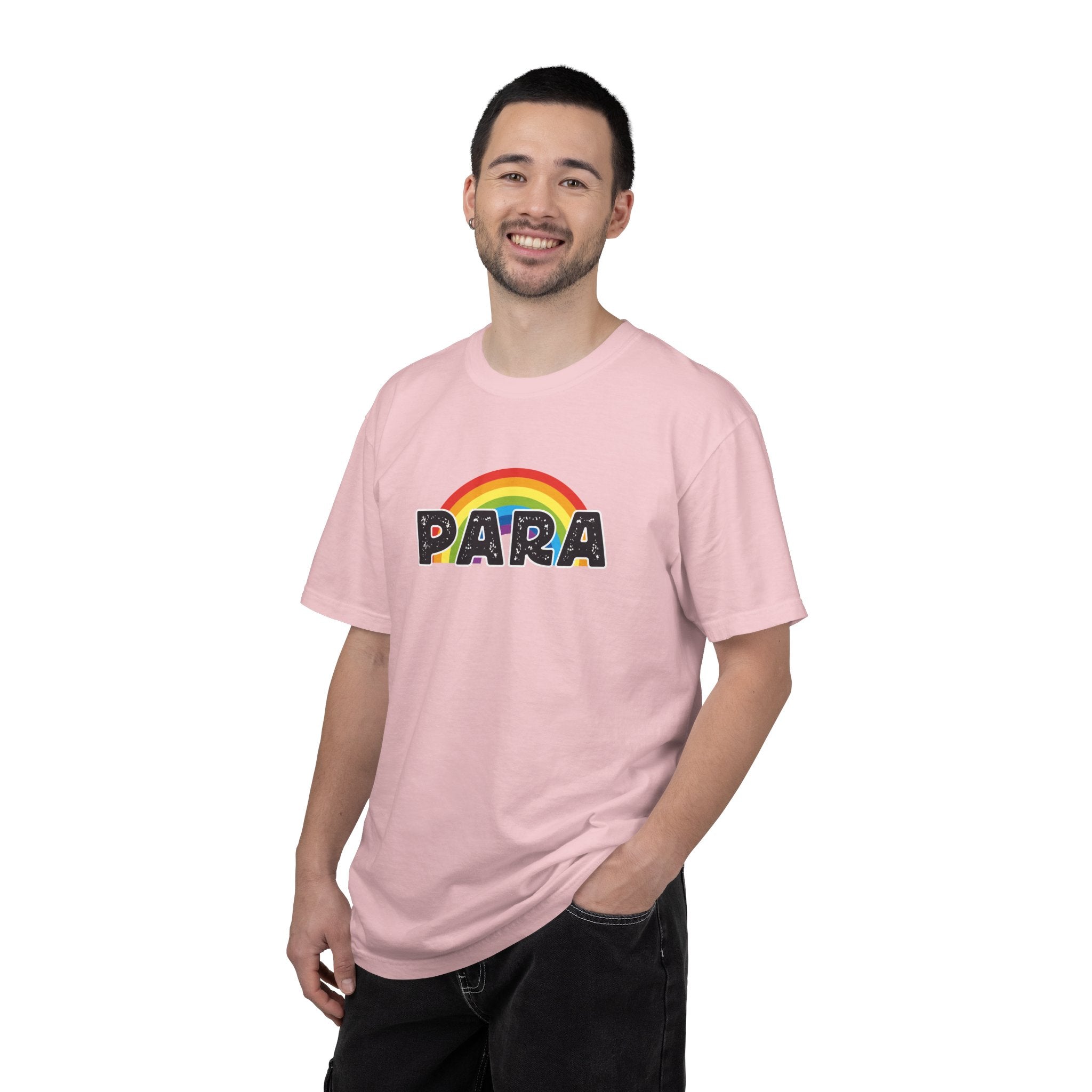 PARA Rainbow Graphic T-Shirt – Colorful Pride-Inspired Lettering