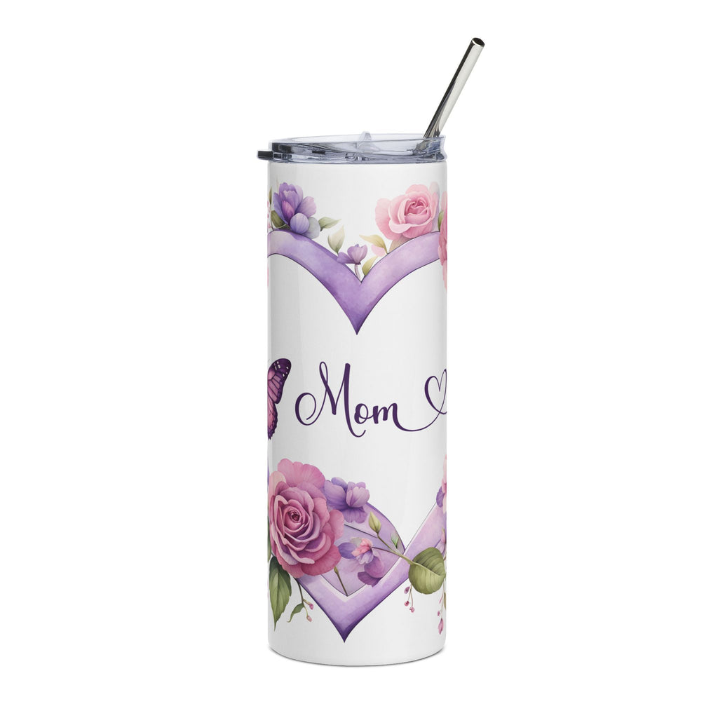 Mothers Day  Butterfly & Rose 20oz Stainless Tumbler