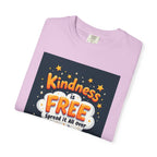 Kindness Is Free T-Shirt — 'Spread It All Over' Positive Graphic Tee