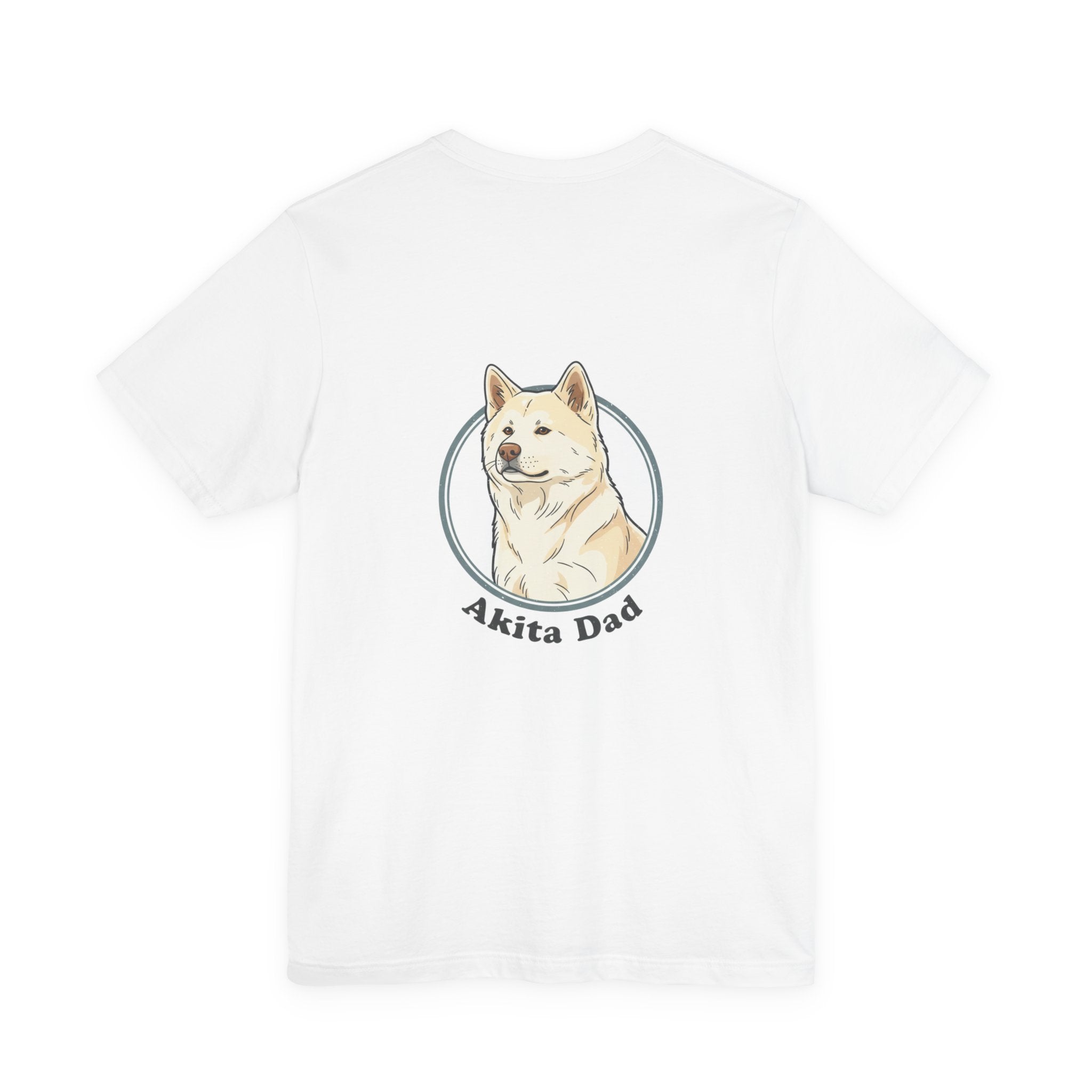 Akita Dad T-Shirt — Cute Akita Dog Graphic Tee for Dog Lovers