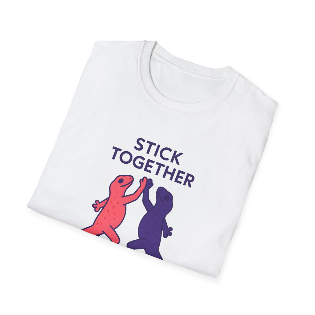 Stick Together Lizard T-Shirt — Cute Matching Gecko Tee