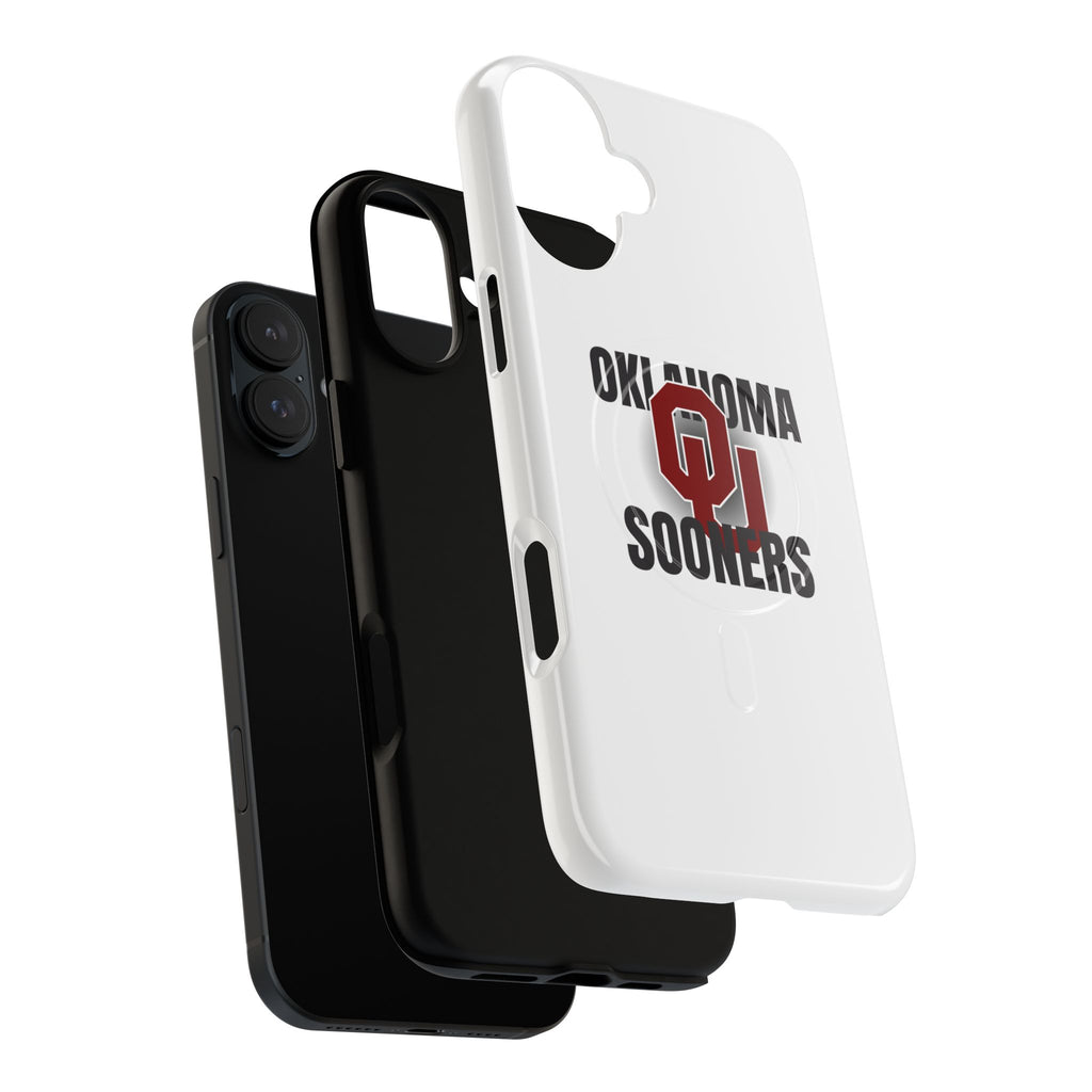Oklahoma Sooners Tough Magnetic Phone Case — Durable Magnetic Snap-On College iPhone Cover