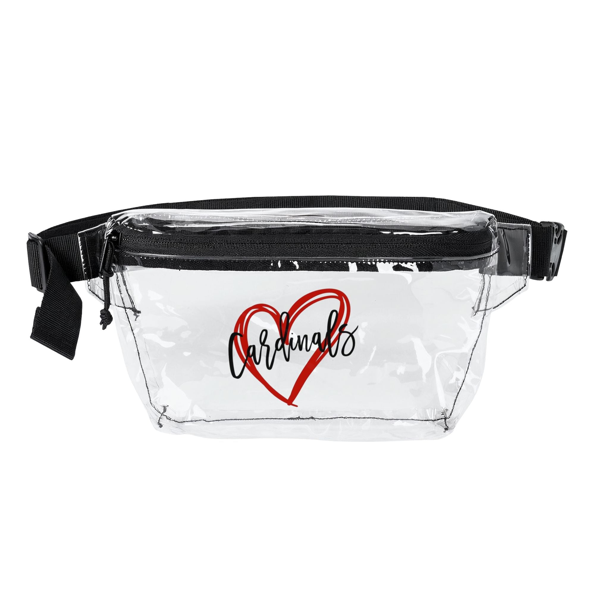 Cardinals Clear Fanny Pack