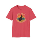 Cat Lover T‑Shirt — "Just a Boy Who Loves Cats" Vintage Sunset Tee