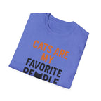 Cats Are My Favorite People T-Shirt — Funny Cat Lover Tee
