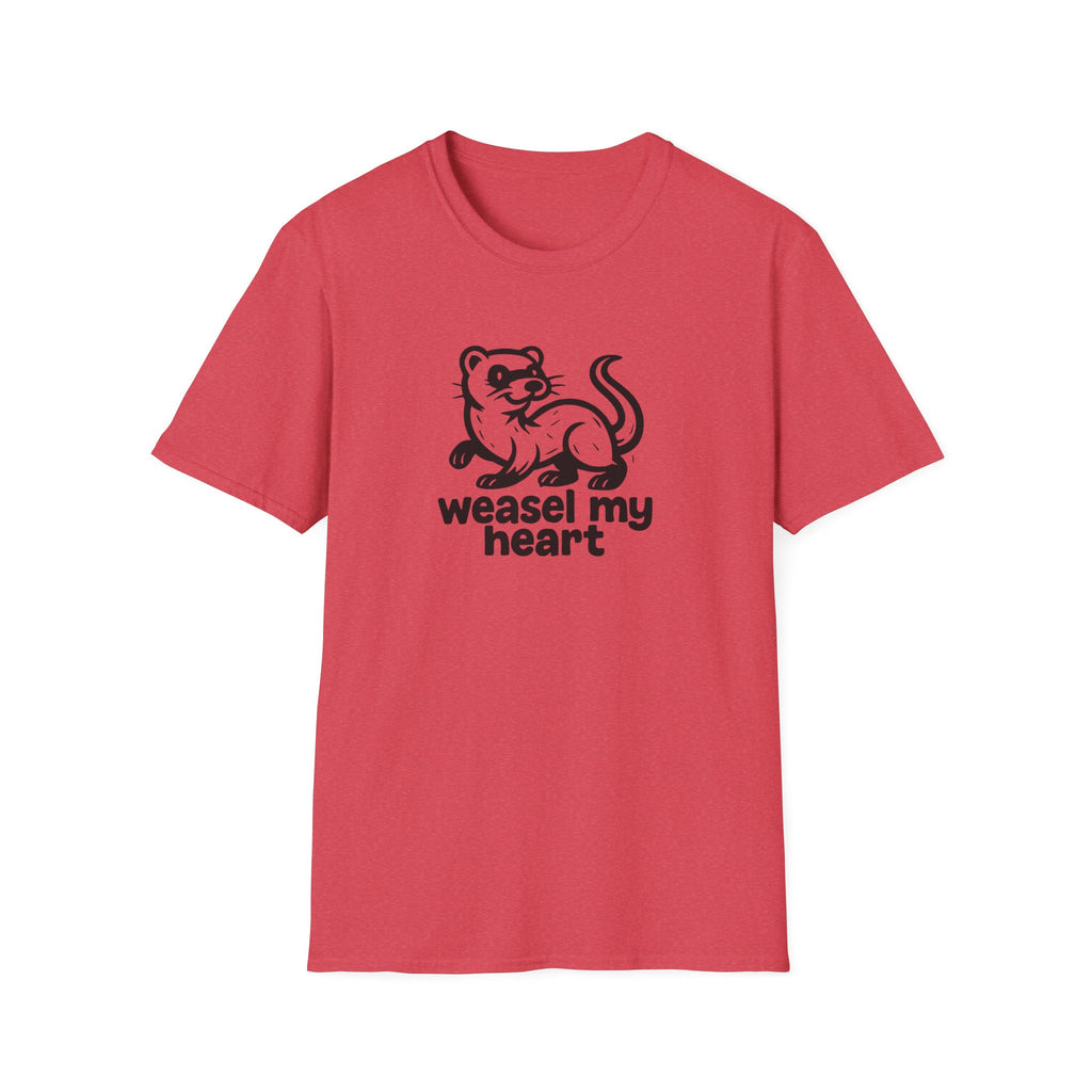Weasel My Heart T-Shirt — Cute Weasel Illustration Tee