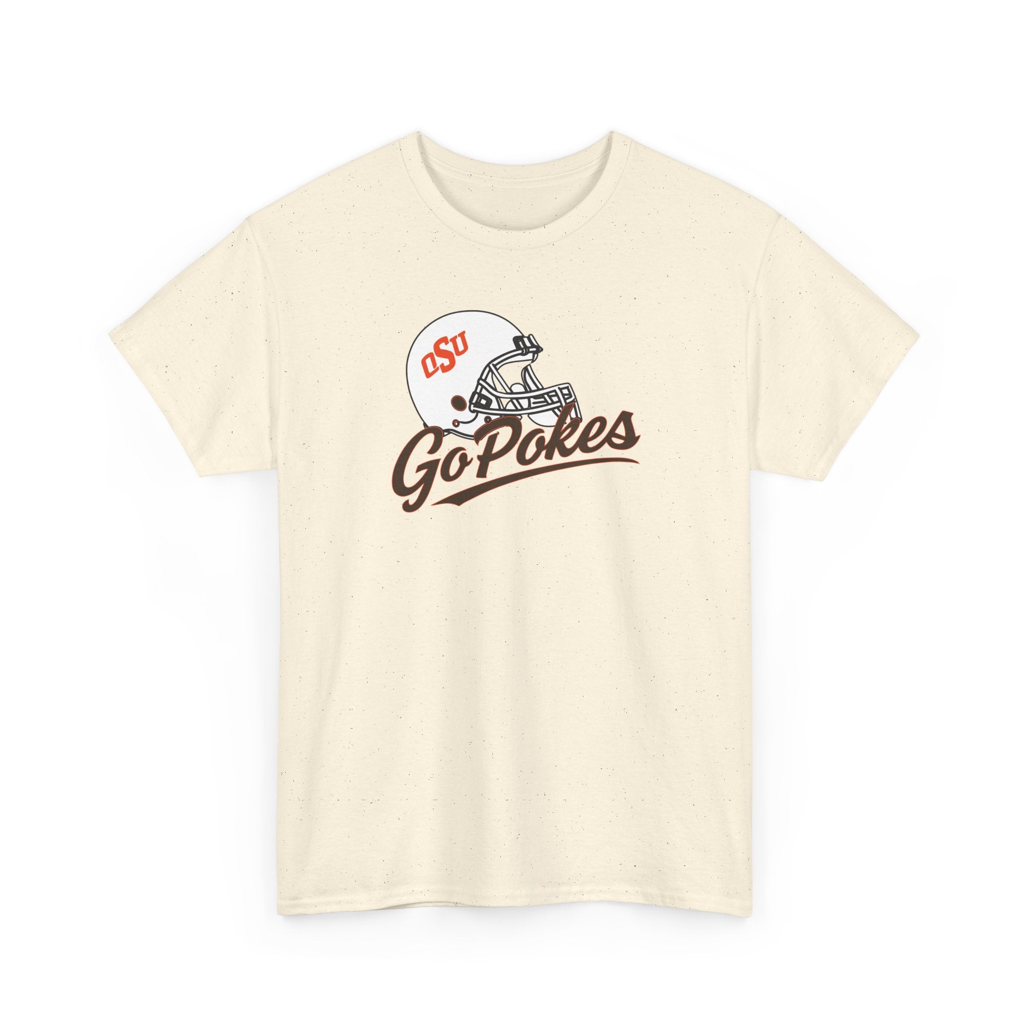 Go Pokes Tee — OSU Football Helmet Vintage Logo T-Shirt