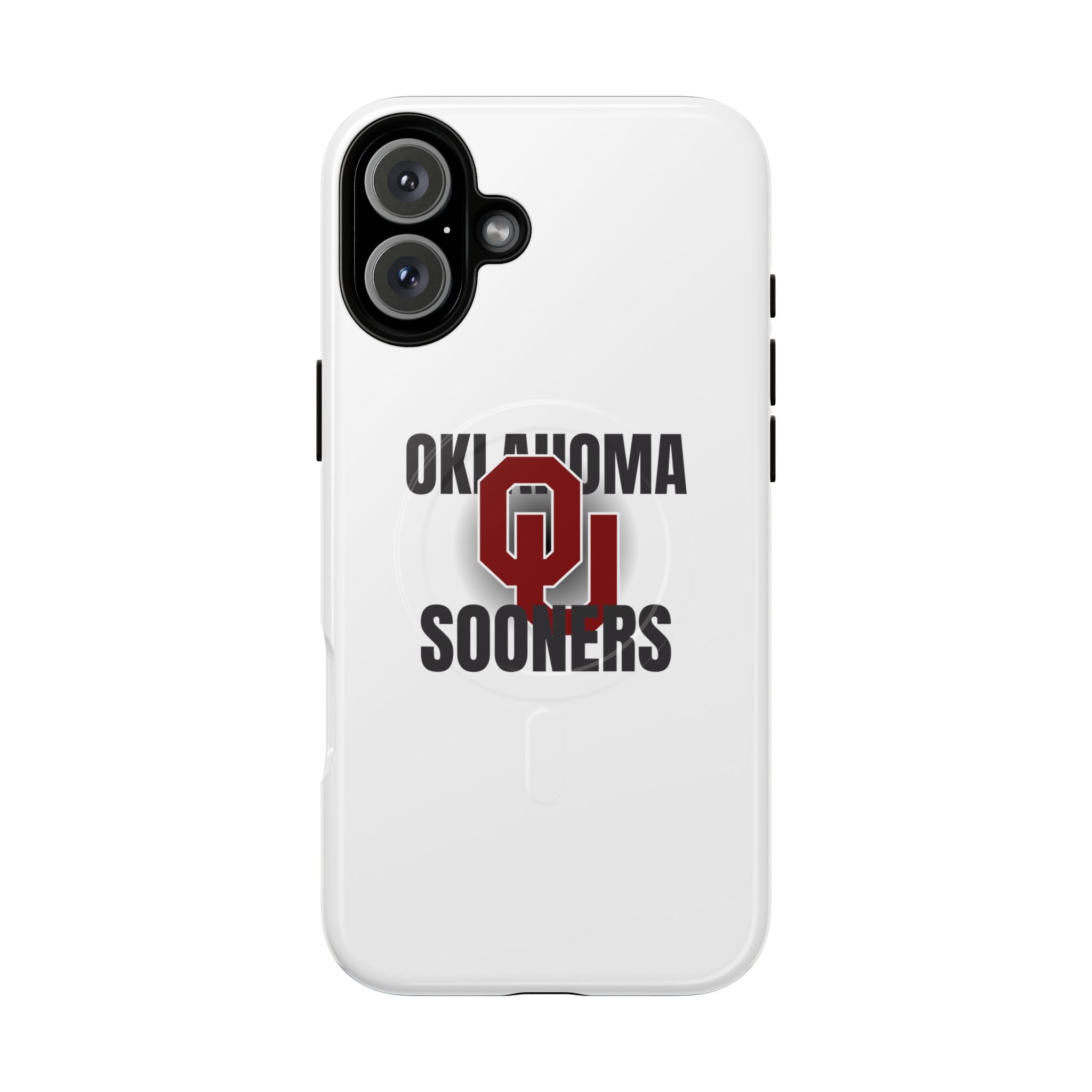 Oklahoma Sooners Tough Magnetic Phone Case — Durable Magnetic Snap-On College iPhone Cover