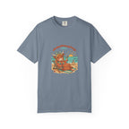 Retired Highland Cow at the Beach T-shirt