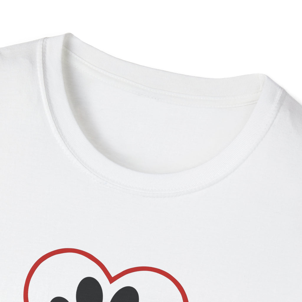 Dog Lover T-Shirt — “The Best Things in Life Are Furry” Paw Heart Tee