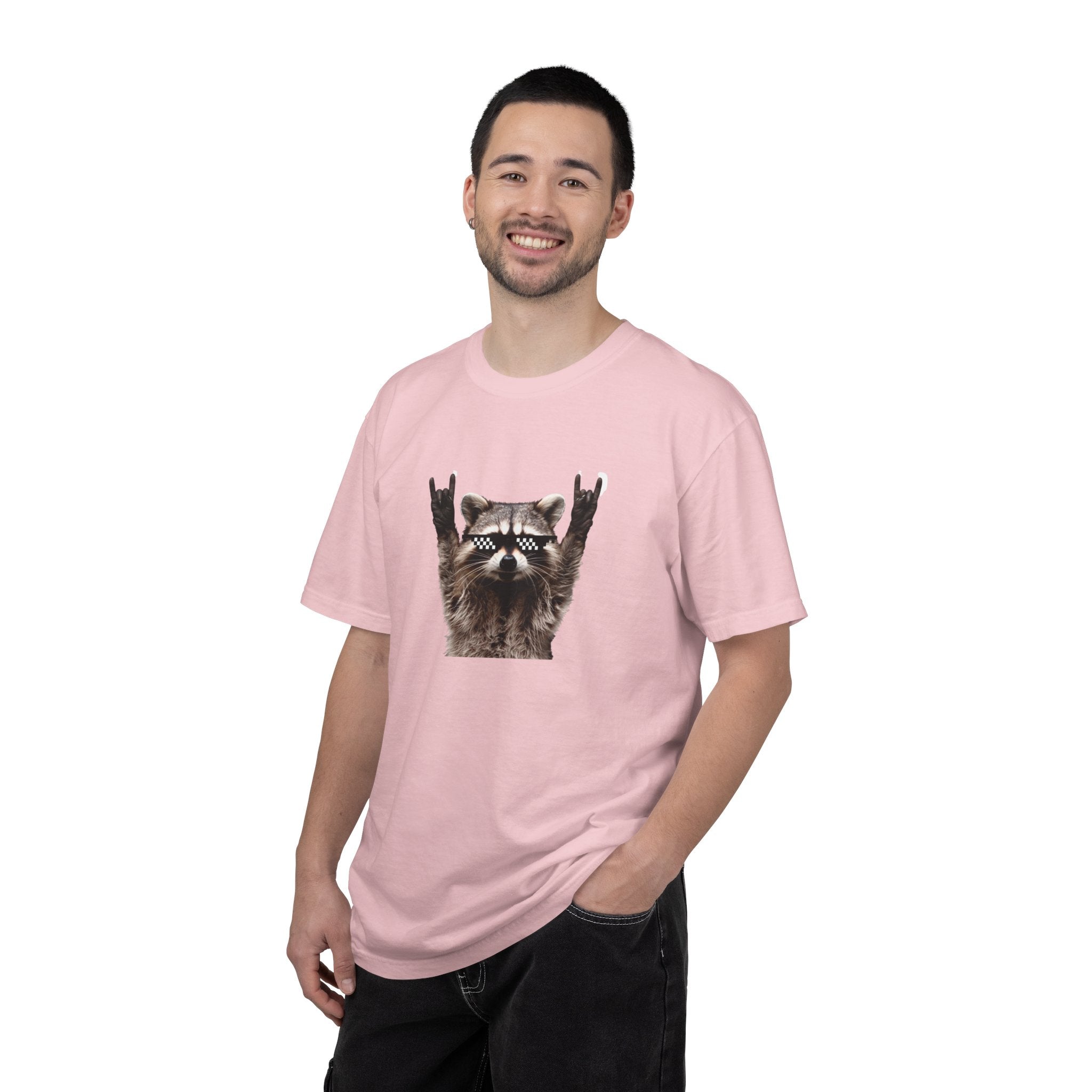 Rock On Raccoon T-Shirt — Cool Sunglasses Graphic Tee