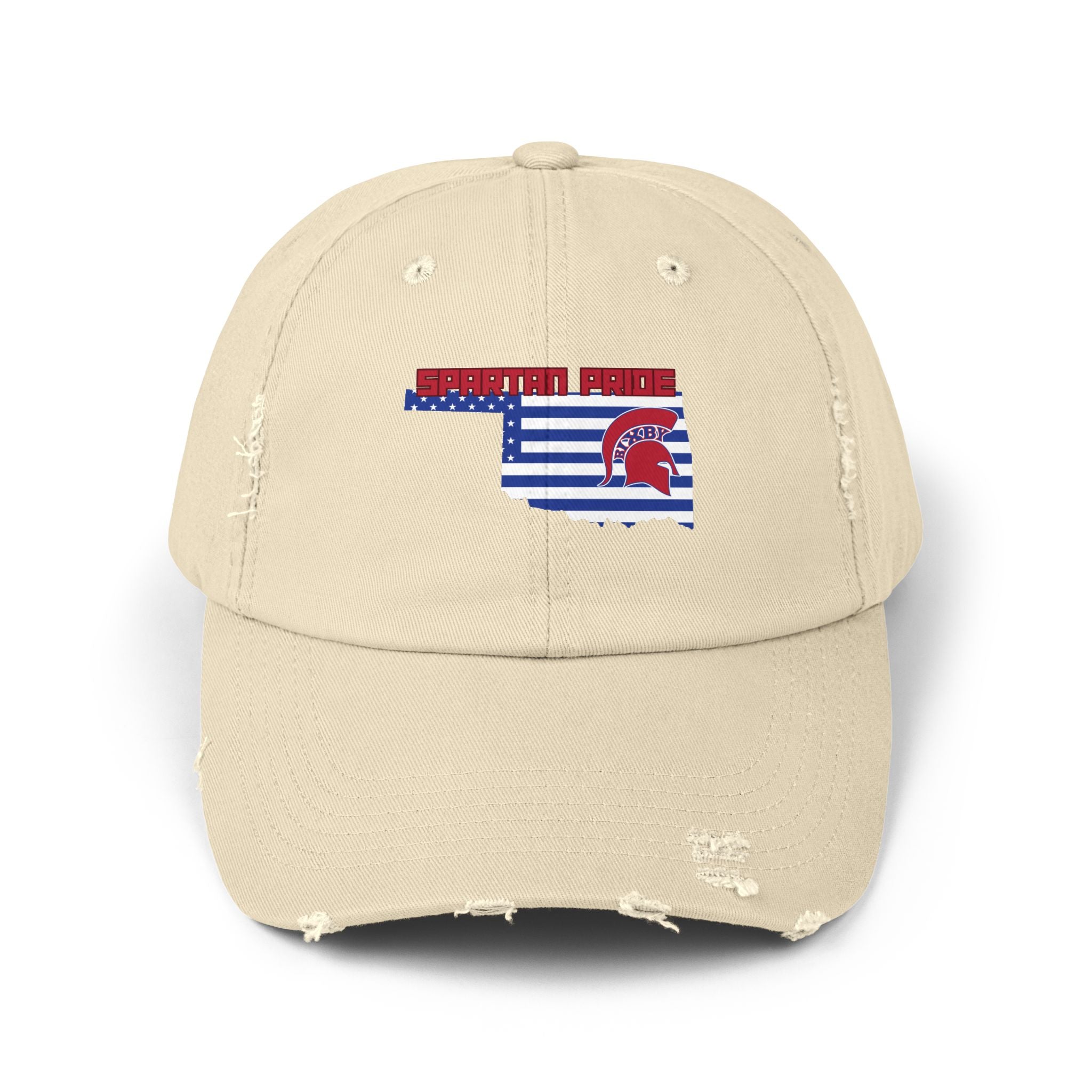 Bixby Spartan Pride Distressed Cap