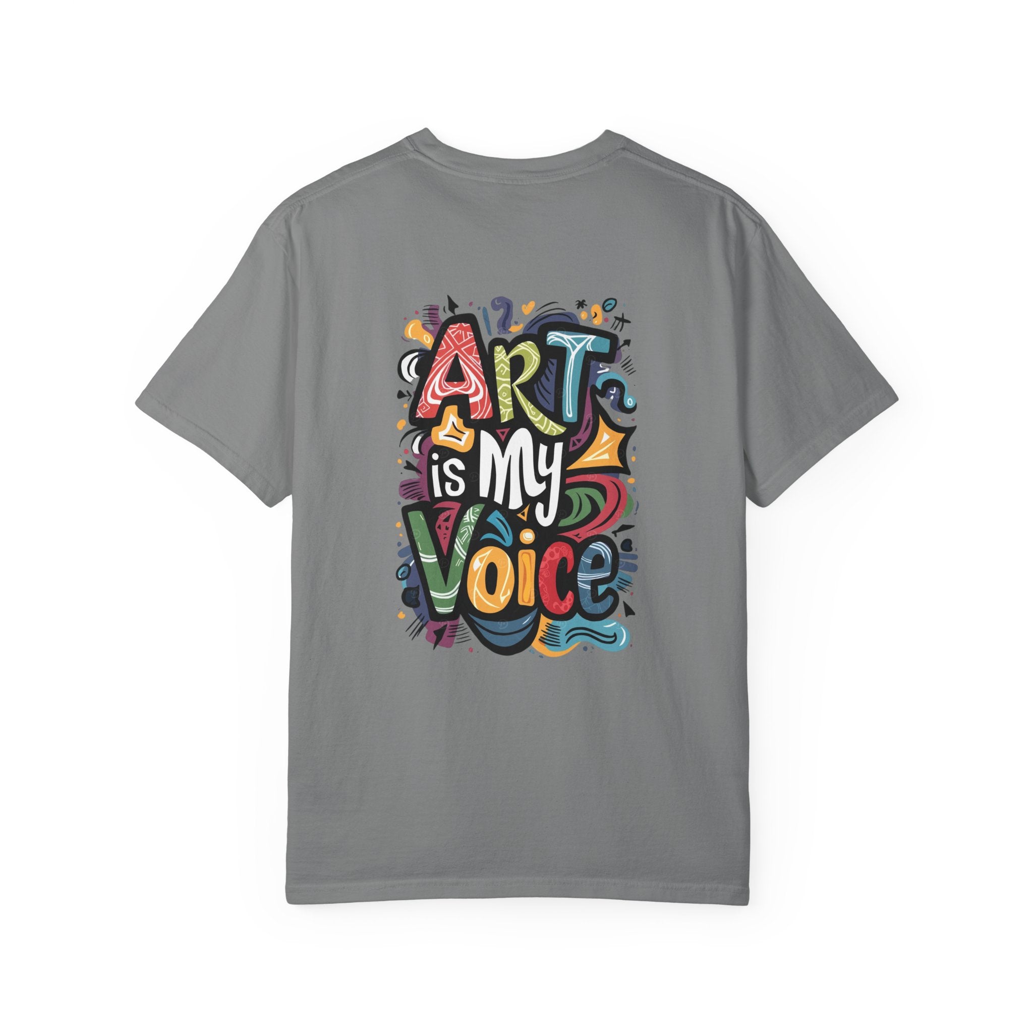 Art Teacher T‑Shirt — "Art is My Voice" Colorful Teacher Shirt