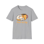 Purr & Sip Cat Coffee T-Shirt