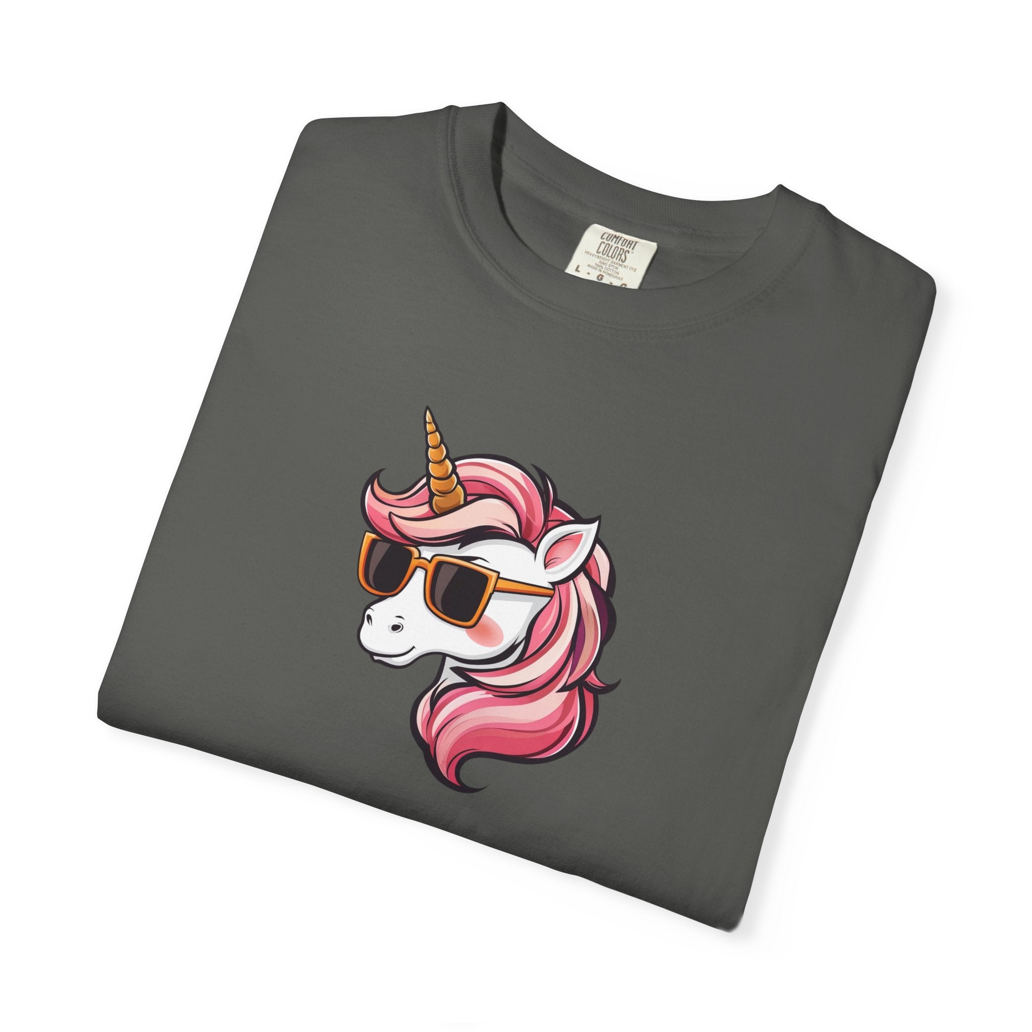 Cool Unicorn T-Shirt — Sunglasses Pink Unicorn Graphic Tee