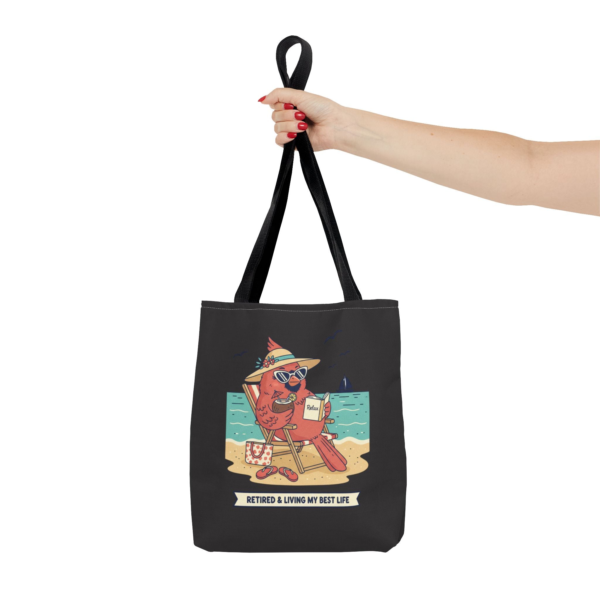 Retired and Living My Best Life Tote Bag