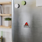 Cardinals Mascot Die-Cut Magnet — School Team Logo Refrigerator Sticker