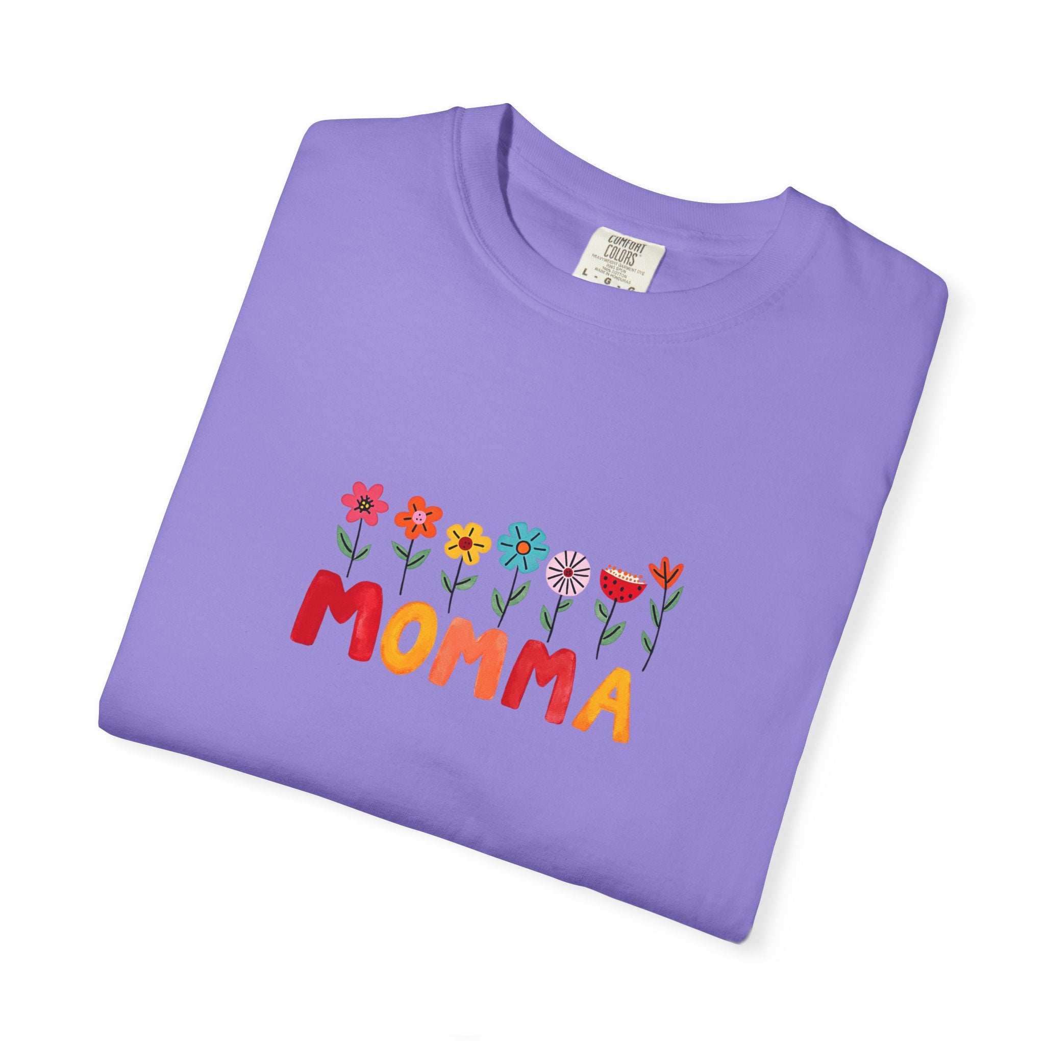 Momma Floral T-Shirt — Cute Colorful 'MOMMA' Mother's Day Tee