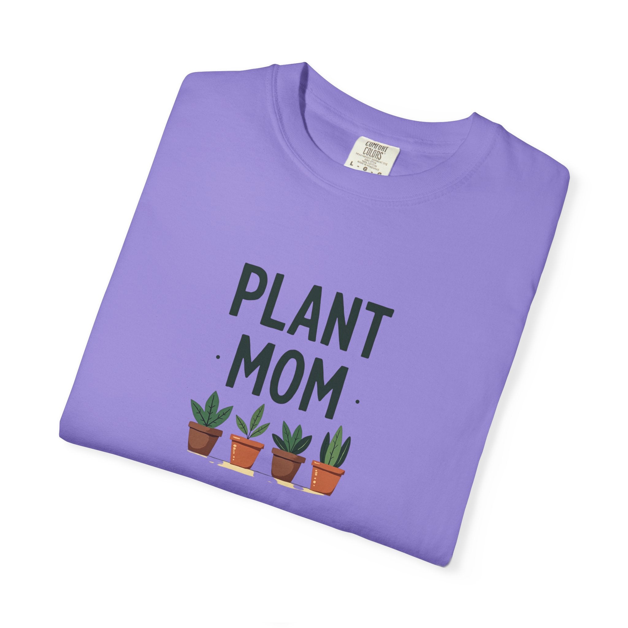 Plant Mom T-Shirt — Cute Potted Plants Graphic Tee for Plant Lovers