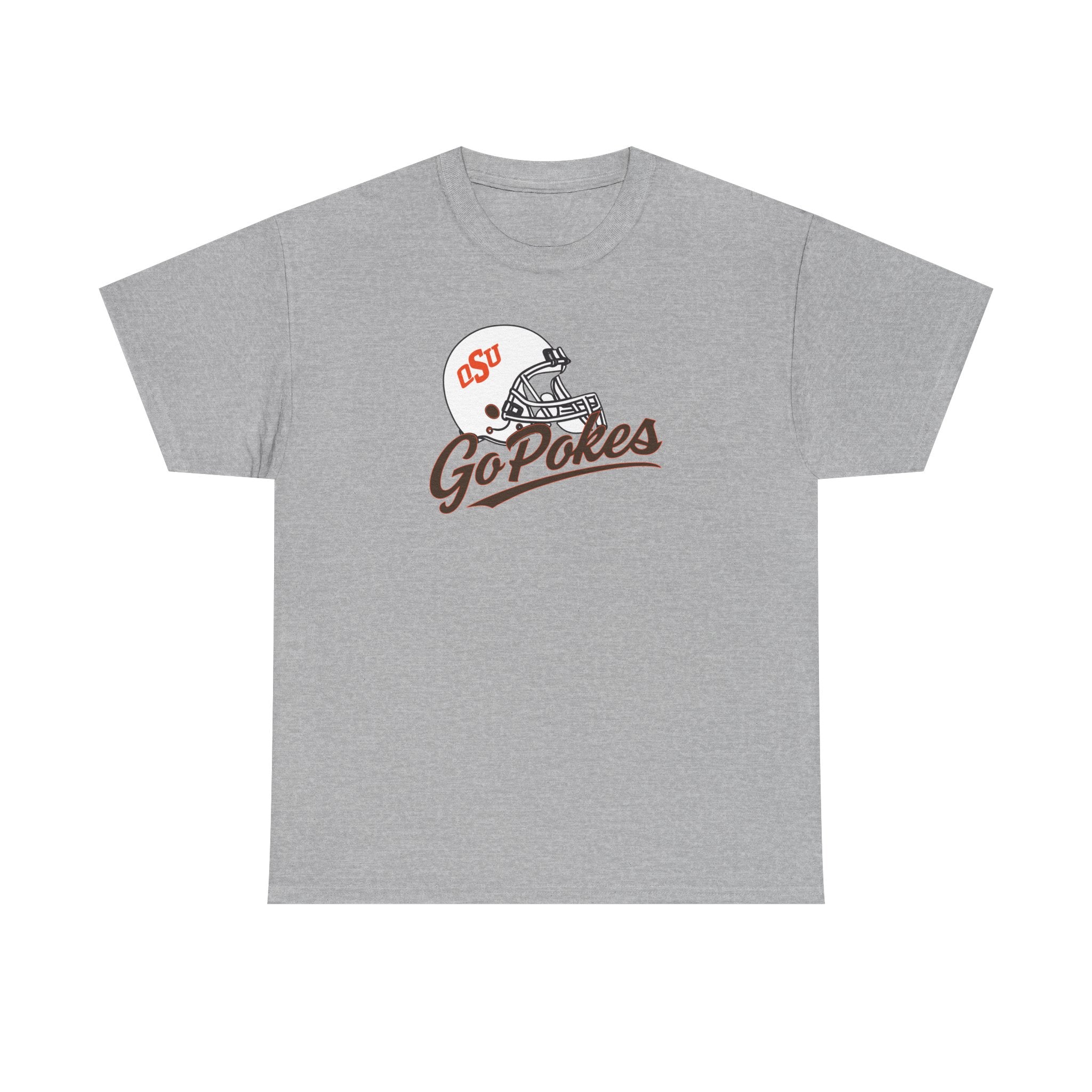 Go Pokes Tee — OSU Football Helmet Vintage Logo T-Shirt