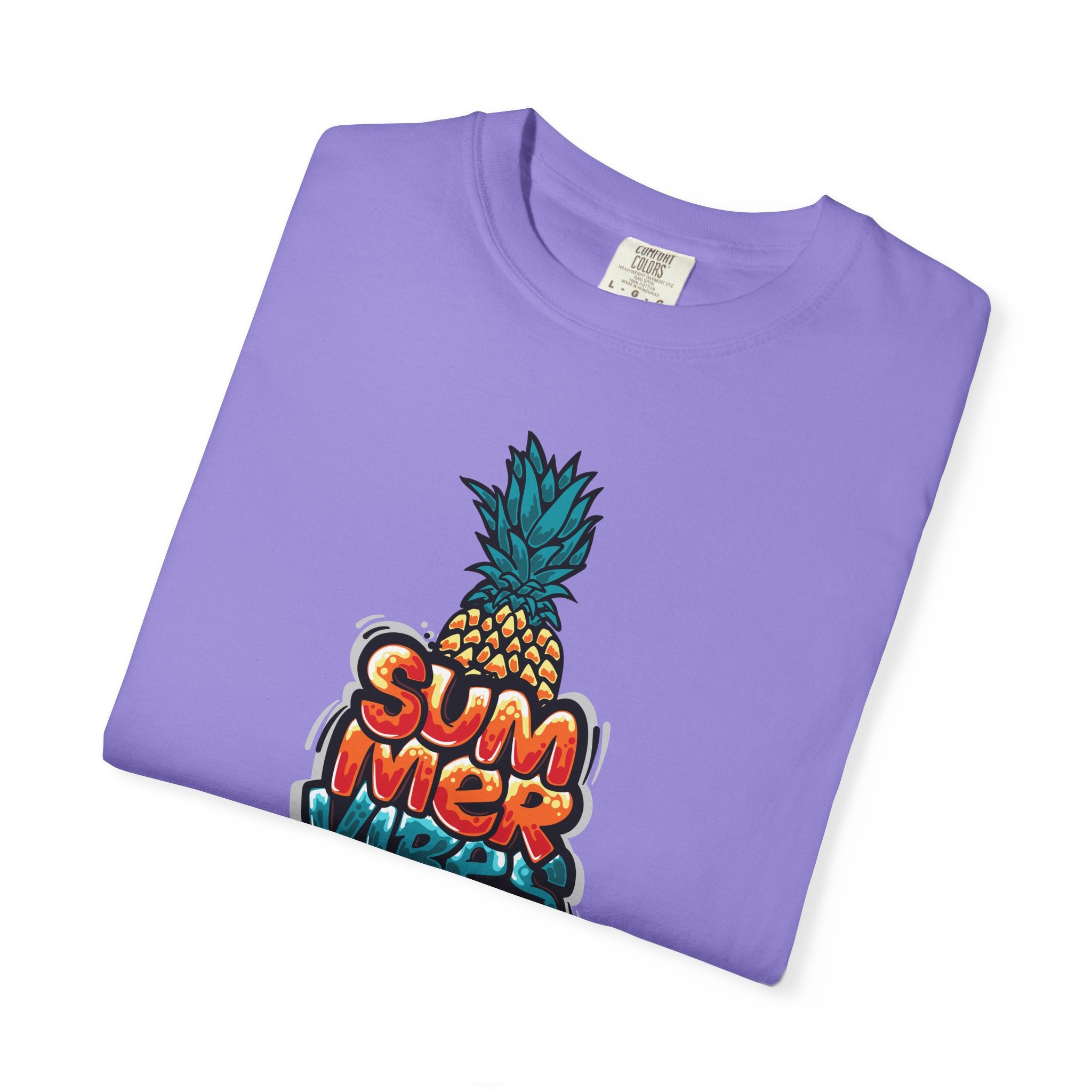"Summer Vibes" Pineapple Graphic Tee