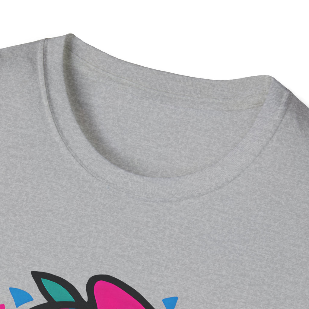 Unisex T-Shirt — 'Unleash Your Colors' Rainbow Chameleon Graphic Tee