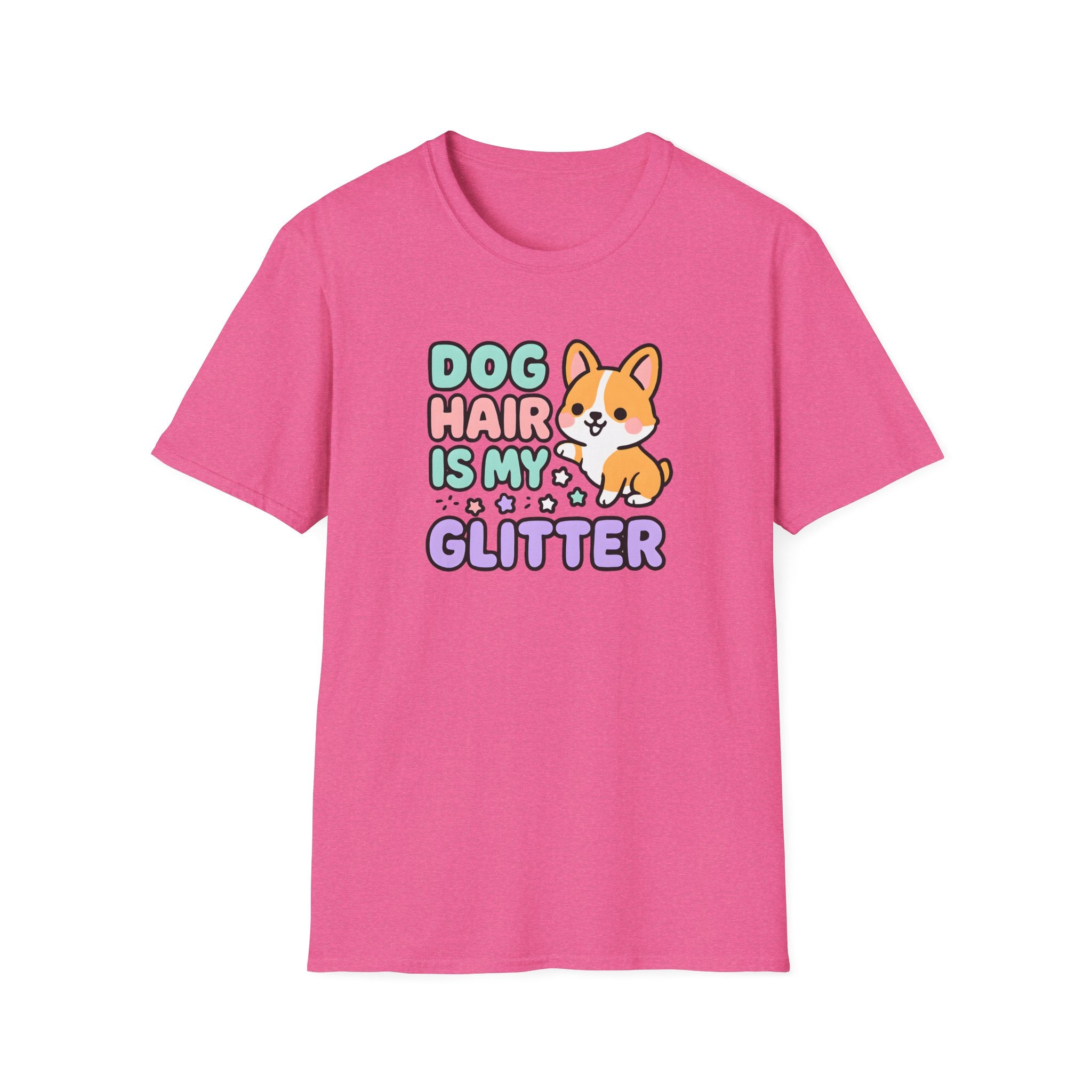 Dog Hair Is My Glitter T-Shirt — Cute Corgi Pet Lover Tee