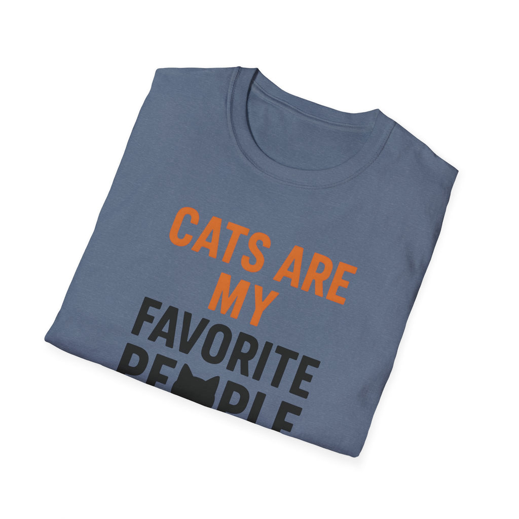 Cats Are My Favorite People T-Shirt — Funny Cat Lover Tee
