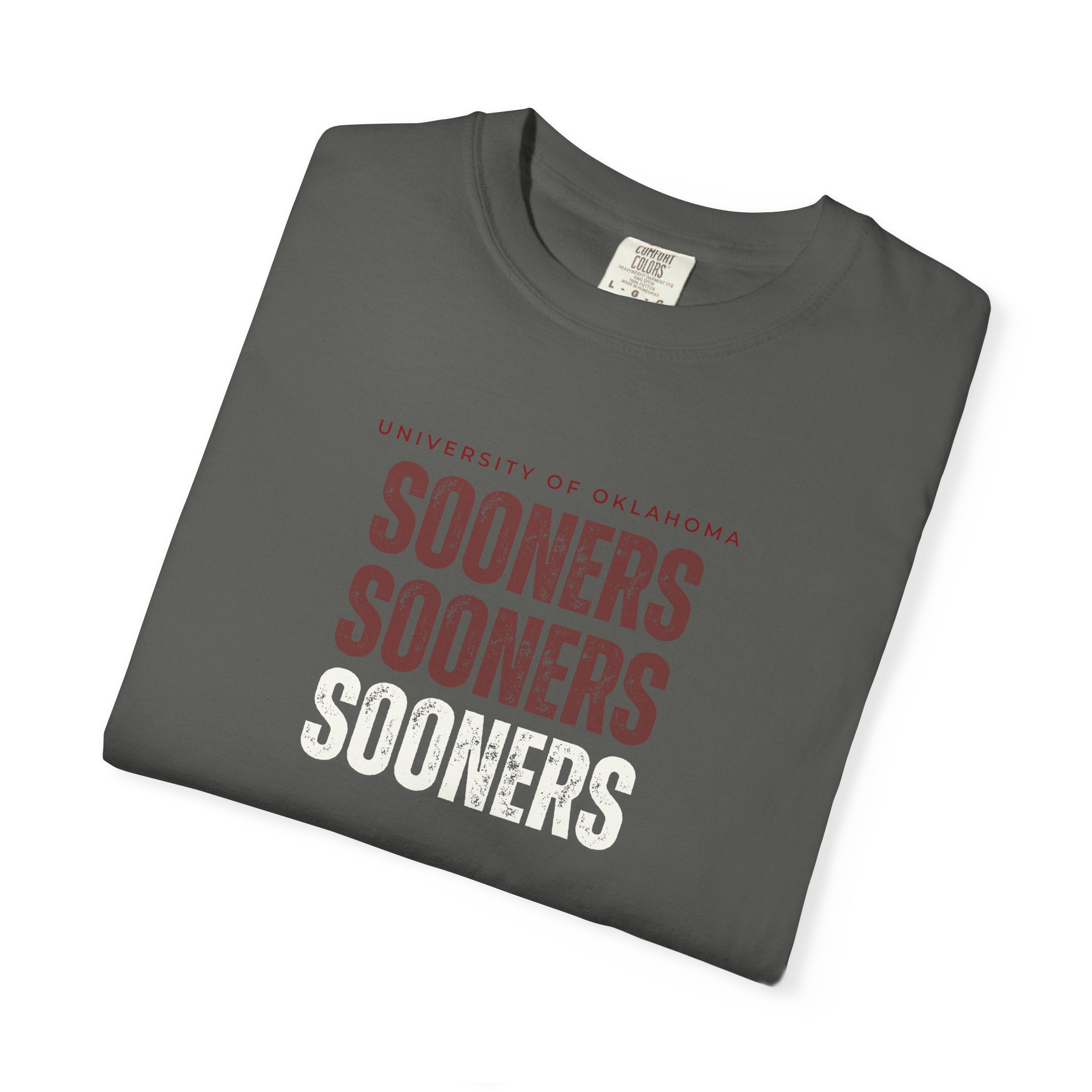 Sooners Stack T‑Shirt — University of Oklahoma Vintage Collegiate Tee