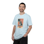 Independence Day T-Shirt – Statue of Liberty American Flag July 4th Graphic Tee