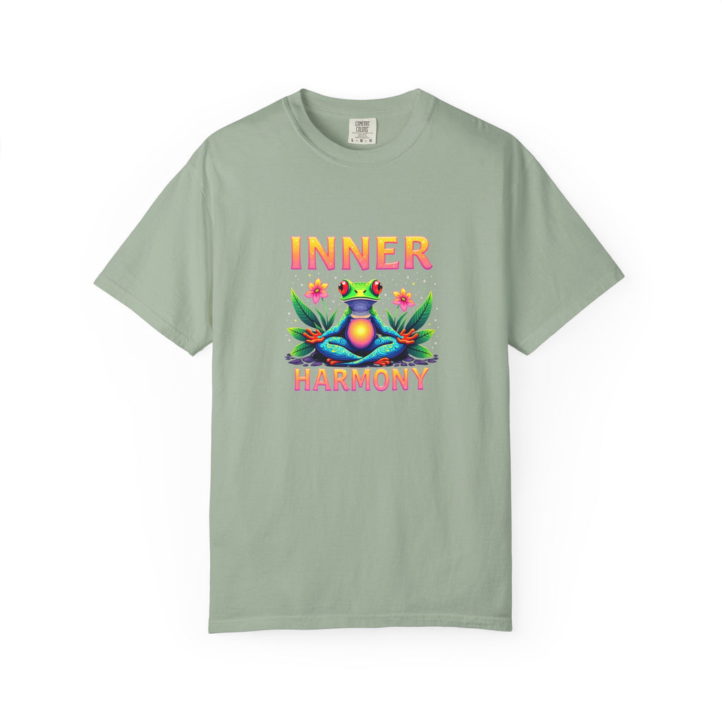 Inner Harmony Frog T-Shirt – Meditation Yoga Graphic Tee