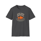 T‑Shirt — "Just Keep Swimming" Orange Fish Graphic Tee