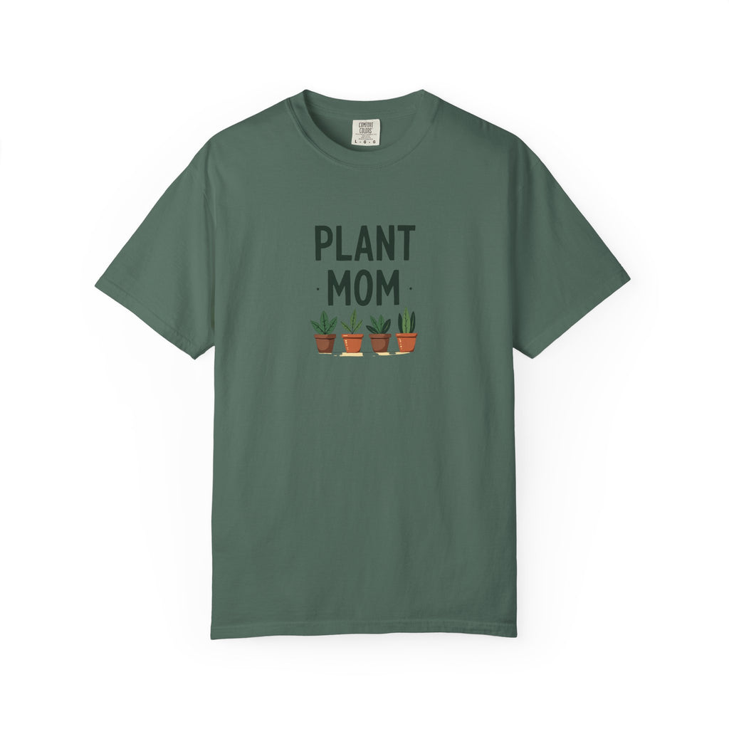 Plant Mom T-Shirt — Cute Potted Plants Graphic Tee for Plant Lovers