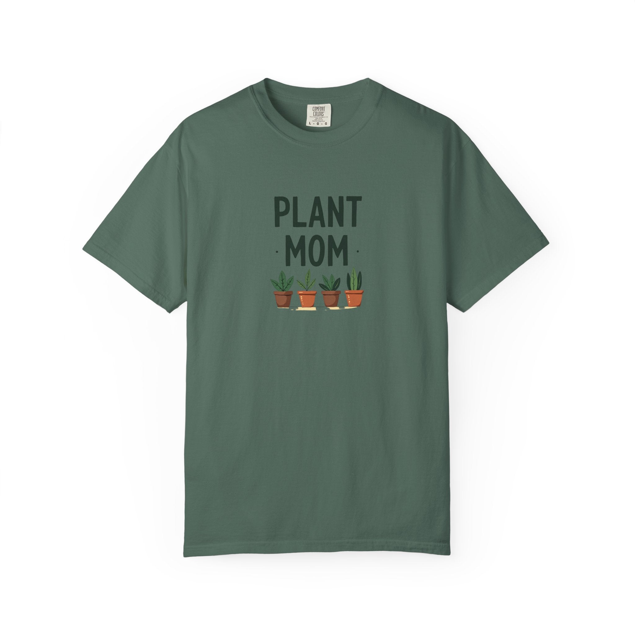 Plant Mom T-Shirt — Cute Potted Plants Graphic Tee for Plant Lovers