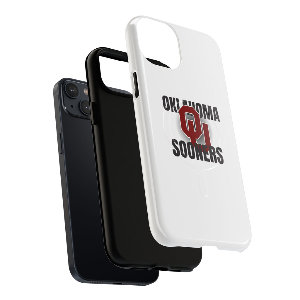 Oklahoma Sooners Tough Magnetic Phone Case — Durable Magnetic Snap-On College iPhone Cover