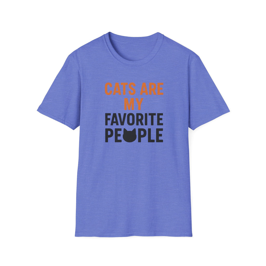 Cats Are My Favorite People T-Shirt — Funny Cat Lover Tee