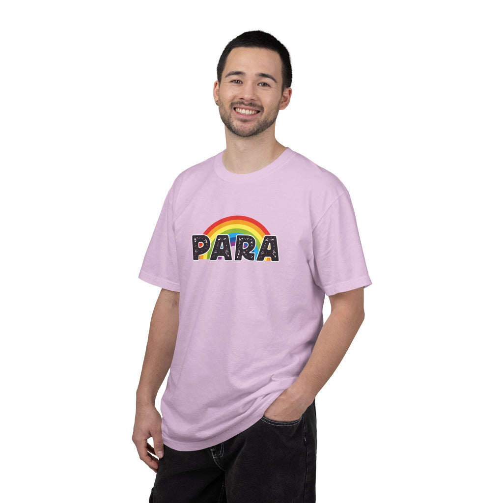 PARA Rainbow Graphic T-Shirt – Colorful Pride-Inspired Lettering