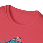 Koi Fish Tee — "Swim in Peace" Relaxed Graphic T-Shirt