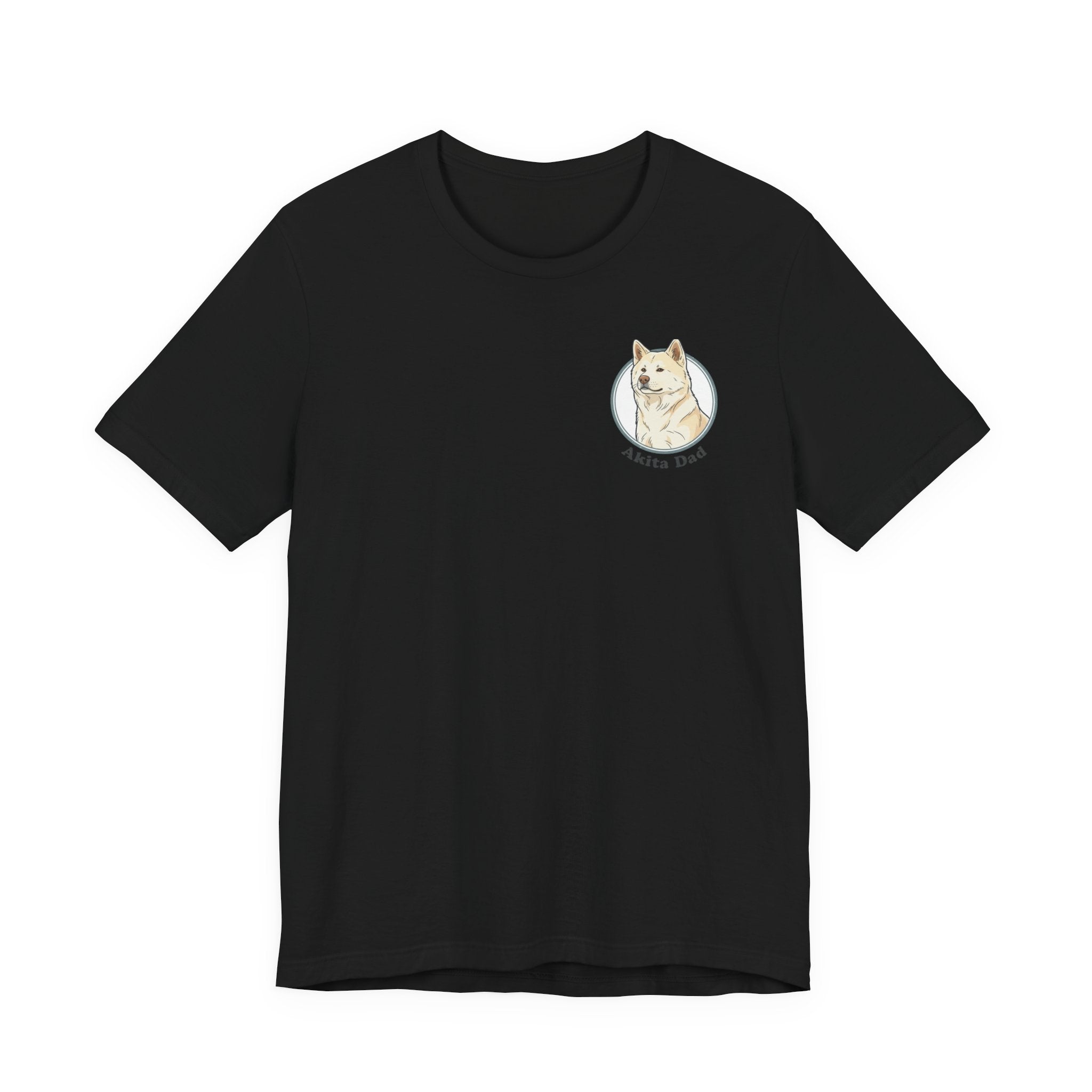 Akita Dad T-Shirt — Cute Akita Dog Graphic Tee for Dog Lovers