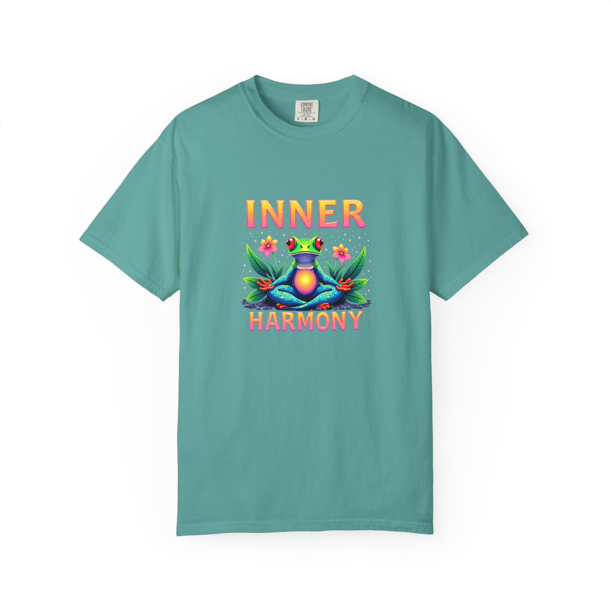 Inner Harmony Frog T-Shirt – Meditation Yoga Graphic Tee